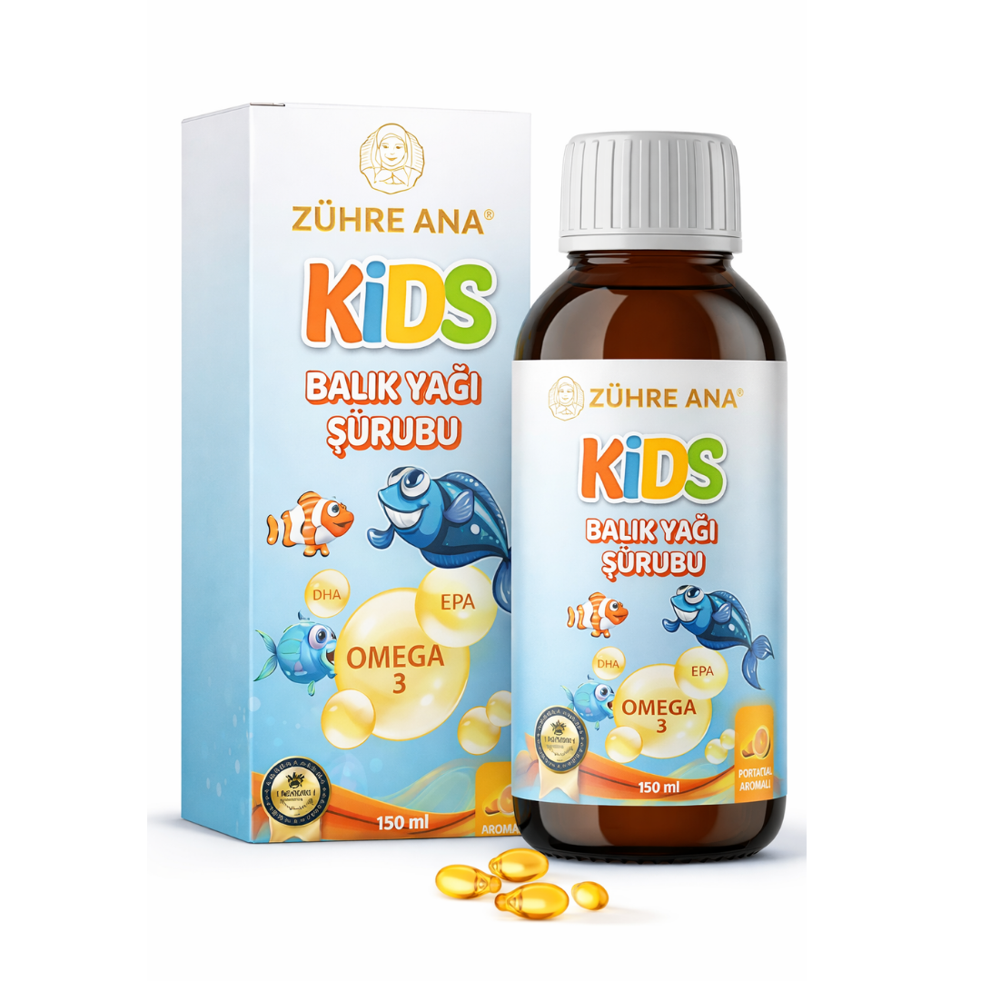 Zuhre Ana Kinder Fischölsirup – Omega 3 (DHA & EPA)