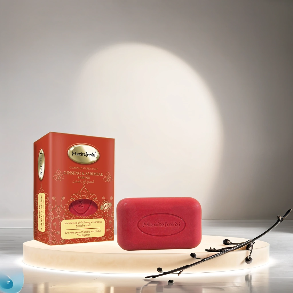Ginseng- und Knoblauchseife