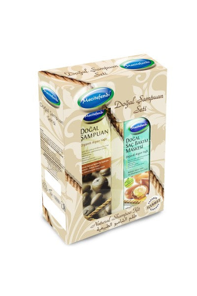Natürliches Argan-Shampoo-Set