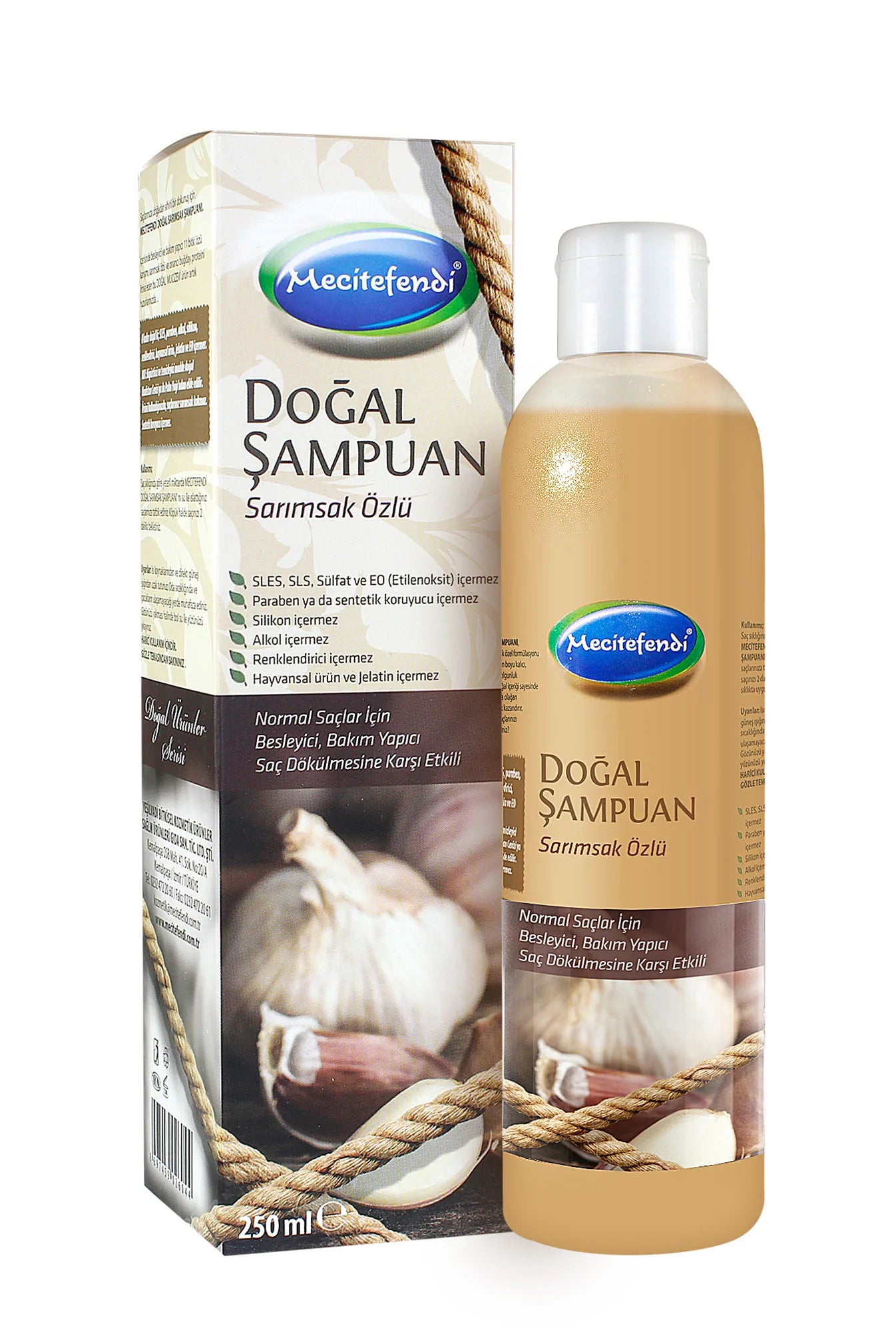 100 % natürliches Knoblauch-Shampoo-Set