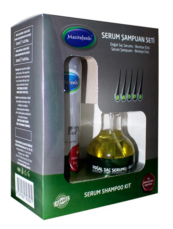 Natürliches Haarserum – Erbsenextrakt-Shampoo-Set