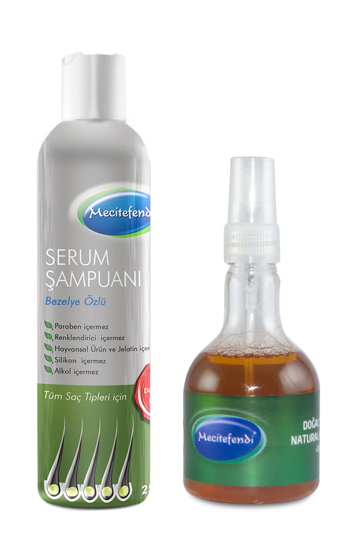 Natürliches Haarserum – Erbsenextrakt-Shampoo-Set